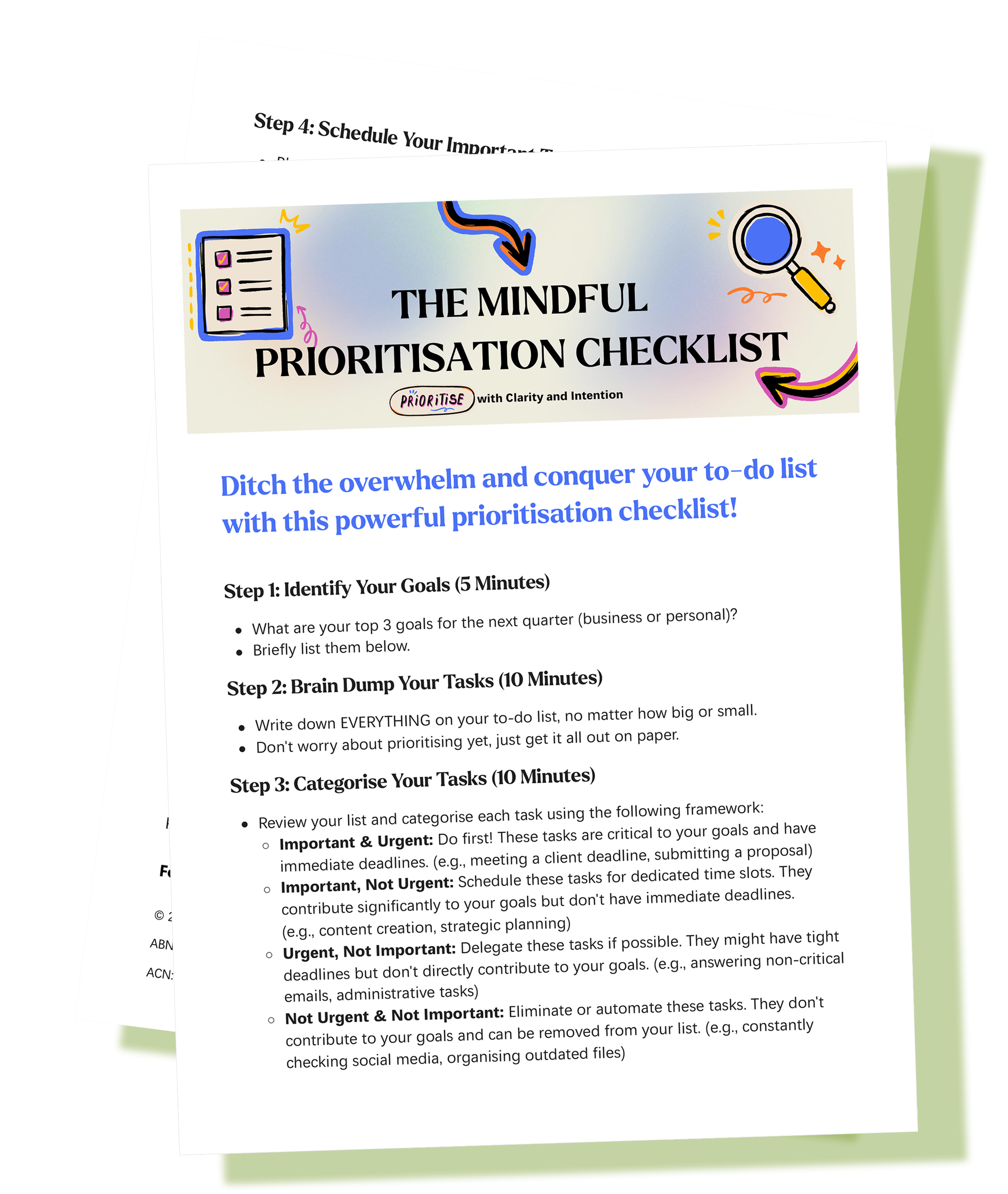 The Mindful Prioritisation Checklist-preview